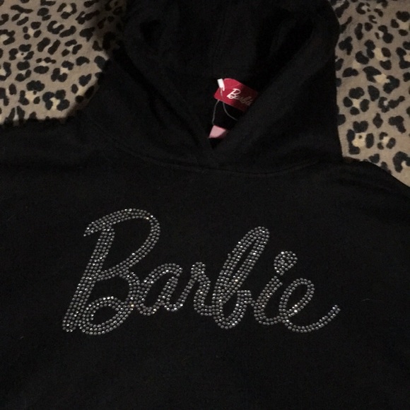 Barbie Rhinestone Black Hoodie - Picture 2 of 5